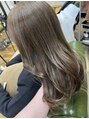 アグ ヘアー ララ 青森イオン前店(Agu hair lala)&nbsp;ナチュラルにハイライトの入っているグレージュカラー