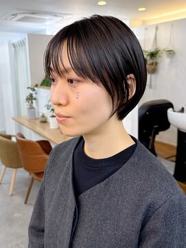 ジーナ 渋谷 表参道(JINA) 大人ショート/丸みショート/前髪あり/20代30代40代