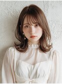大人可愛い小顔カット+透明感カラー/ココアベージュ