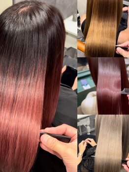 話題の髪質改善トリートメント取扱い店☆髪の内部から補修して、毛先まで潤い溢れる美艶ヘアに♪