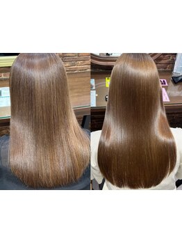 【垂水駅3分】気になる白髪もしっかりカバーし、艶感・透明感たっぷりの仕上がりに…[垂水/髪質改善]