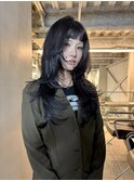 【fev_hana】black×long layer