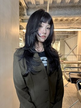 フェブ(fev) 【fev_hana】black×long layer