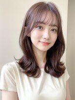 カバーヘア ブリス 戸田公園西口店(COVER HAIR bliss)&nbsp;外ハネロングレイヤー/韓国ヘア/くびれヘア/小顔ヘアp戸田公園