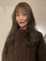 サンデイズド(SUNDAZED)&nbsp;オリーブブラウン/レイヤーカット/セミロング/エプレカラー