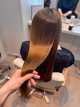 シーク 橋本(seek) カット+髪質改善カラー+バイカルテトリートメント
