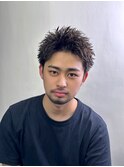 men'shair/波巻きツイストスパイラル/ニュアンスパーマ