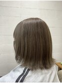 ［アッシュグレー×外ハネボブ］