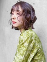 オーブ ヘアー ブリック 野幌店(AUBE HAIR brique)&nbsp;20代・30代_くせ毛風パーマボブ