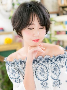 カバーヘア ブリス 川口(COVER HAIR bliss) *bliss川口*大人スイート*小顔ショートボブa