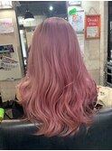 海外風ピンクパステルカラー