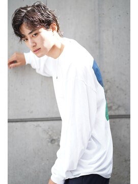 ロミーオム 本厚木(ROMMY. Homme) 癖毛風ナチュラルパーマ/ROMMY. Homme