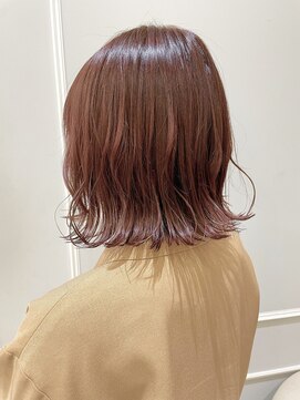 ネオリーブギンザ 銀座店(Neolive GINZA) 【おすすめ】ぷつっと外ハネボブ×ピンクバイオレット　銀座