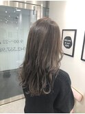 外国人風バレイヤージュ☆アッシュ