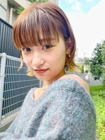 サロンドミルク 新百合ヶ丘店(salon de MiLK)&nbsp;耳掛けが可愛い、パツット前髪　五月女