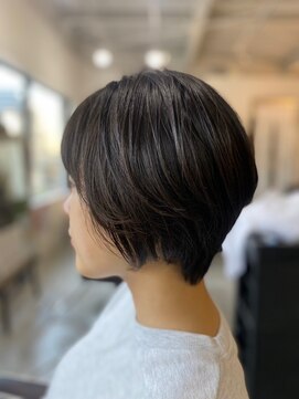 ソイクフ 四条大宮店(SOY-KUFU) 大人可愛い◎似合わせカットイメチェン黒髪ショート