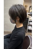 【唐箕流】ストレートヘアに簡単スタイリング★くびれショート