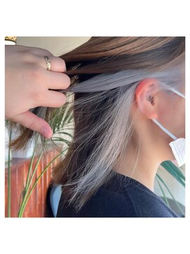 ヘアリゾート ディアリウム(Hair Resort DEARIUM) シルバーイヤリングカラー  [町田店/町田駅/JR町田駅]