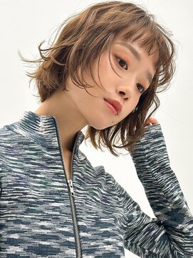 ラフィスヘアートゥルー 葛西店(La fith hair true) 【La fith】シアーベージュ×レイヤーカット