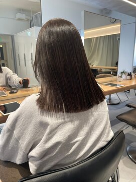 ガリカ 渋谷(Gallica) <小岩井美希>艶髪オリーブベージュ/ブリーチなしダブルカラー