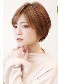 【 I. 】30代からの襟足すっきり前下がりショートボブ 川口