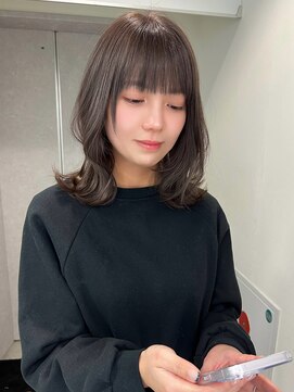 キラーナセンダイ(KiRANA SENDAI) 大人かわいいくびれミディアム×モカグレージュ