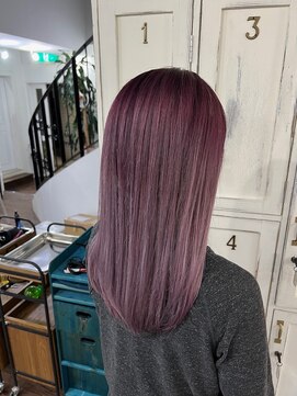 クラン ヘアーアンドスタジオ(CLAN hair & studio) パープルカラー