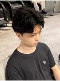 フェザーショート フェザーパーマ メンズショート 新宿 落合陽世