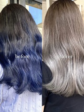 シオ ヘアー デザイン(Sio. hair design) 色落ちまで可愛いカラー