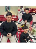-80's American barber shop-