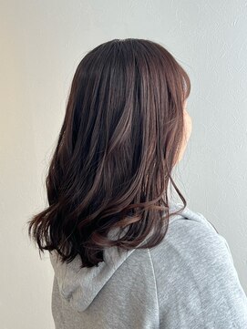 ランプヘアーデザイン(LAMP HAIR DESIGN) 【堀田 奈穂】ゆる巻きミディアム/ラベンダーカラー/30代40代/