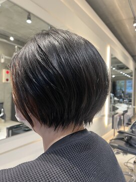 ヘア デザイン リスク(HAIR DESIGN RISK) 【RISK 飛澤】可愛いボブスタイル ショート 丸みシルエット