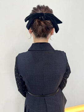 ハノン(Hanon) ふわっとアップスタイル♪/お呼ばれアレンジ