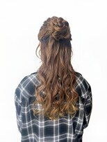 ルノンルージュ(Renon Rouge)&nbsp;ハーフアップお団子