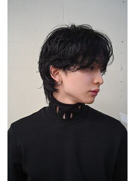 ステップボーンカットオオサカ(STEP BONE CUT OSAKA Via TICK-TOCK) 【ステップボーンカット】メンズマッシュウルフ/パーマ