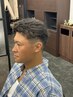 カット【シャンプー/顔剃り無し】 <バーバー/理容室>￥3800