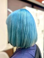 エターナルバイマティーナ(Eternal by MATINA)&nbsp;【くすみライトブルー×ボブ】池袋美容室