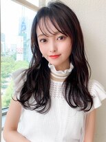 ラルユー 金山(LallYou)&nbsp;暗髪も出せるこなれ感！フェイスレイヤー×ナチュラルセミロング