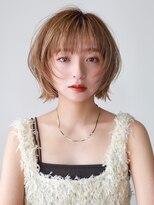 シスタ(SISTA)&nbsp;ハイトーンフェイスレイヤーボブ外ハネ顎ラインボブ谷ひより/28