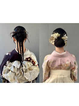 成人式や卒業式の特別な日、華やか着付け！訪問着予約も承ります◎