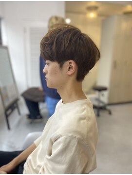 メンズカット バイ ソイクフ(メンズカット by SOY-KUFU) 20代30代40代◎刈り上げ波巻きツイストスパイラルフェザーパーマ