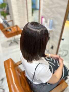 キール(Kir) ショート×美髪矯正[浦添/経塚/縮毛矯正/髪質改善/白髪ぼかし]