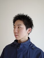 プールサイド(POOLSIDE)&nbsp;スパイキーショート　ビジネスヘア　メンズカット　博多区　東区