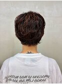 レイヤーパーマショートパーマニュアンスパーマ顔まわりパーマ