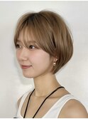 ショートショートボブくびれショート丸みショート大人ショート