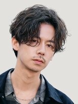 Men's salon fifth 博多【メンズサロン フィフス】【11月1日NEW OPEN(予定)】 博多波巻きパーマツイストスパイラルパーマセンターパートゆるめ