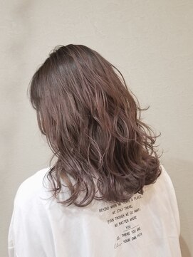 ファヴォリヘアー(favori hair) エアタッチバレイヤージュ／ミディアムstyle