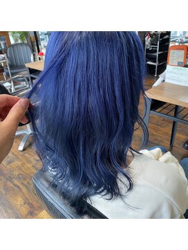 ガルボ ヘアー(garbo hair) 【ブルーカラー】クラシカルフェミニンヘアー♪