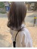 【5月新規限定】カット+透明感オリジナルカラー+PLEXトリートメント ￥8900