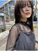 ［OCEAN Hair&Life 水田成美］ぱっつん前髪×マットブラウン